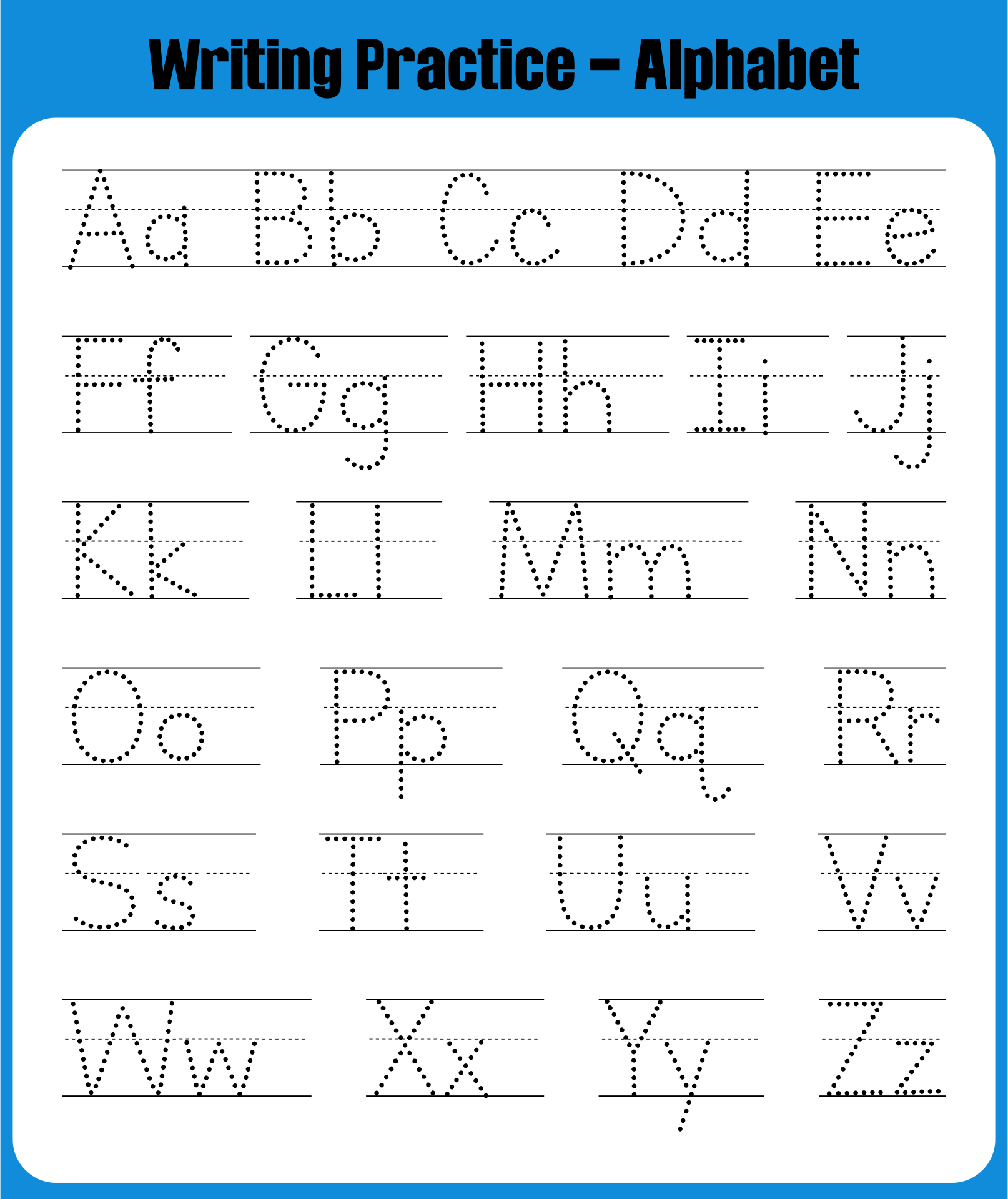 10 Best Free Printable Tracing Alphabet Letters Printablee Printable  10 Best Free Printable Tracing Alphabet Letters Printablee Printable