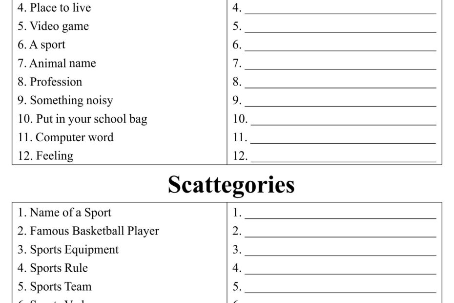 10 Best Scattergories Printable Score Sheets PDF For Free At Printablee