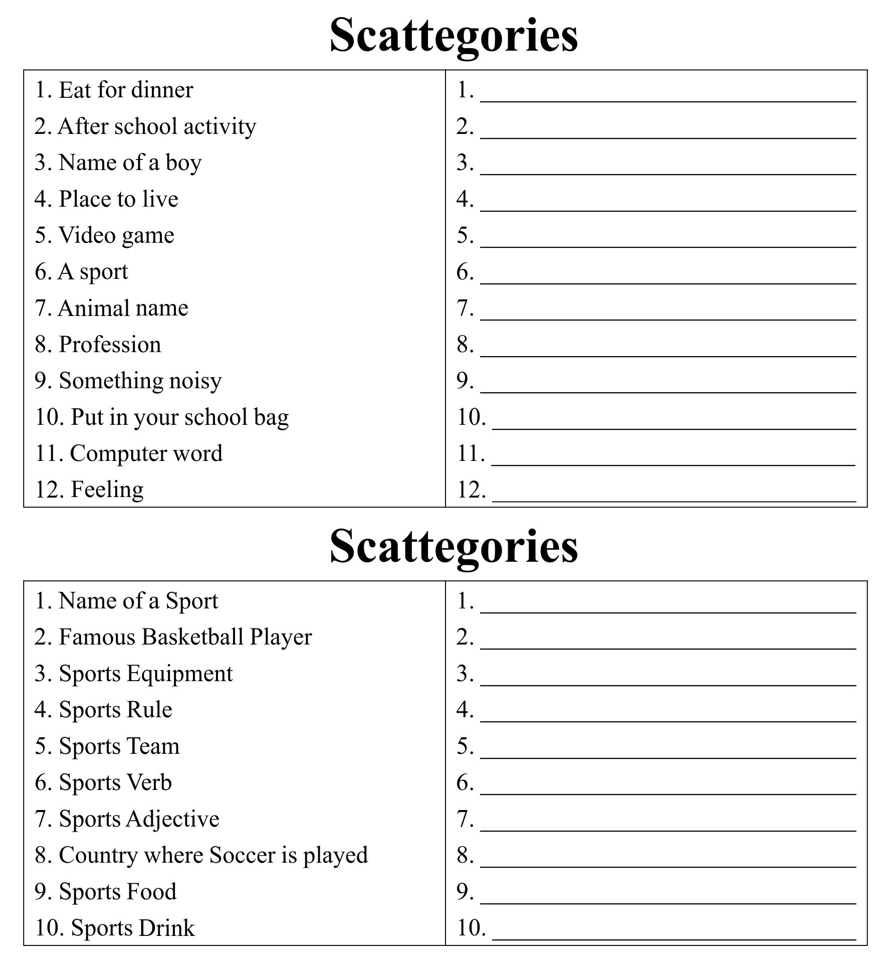 10 Best Scattergories Printable Score Sheets PDF For Free At Printablee 