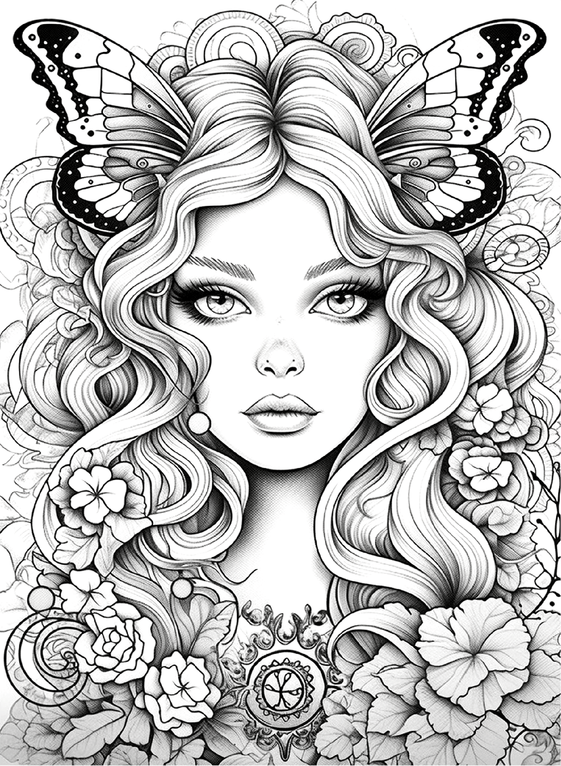 130 Fairy Coloring Pages ColoringPagesOnly