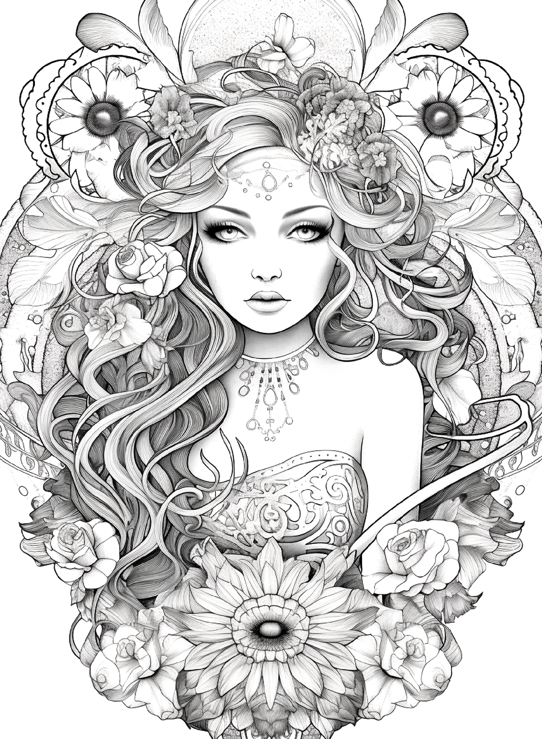 130 Fairy Coloring Pages ColoringPagesOnly