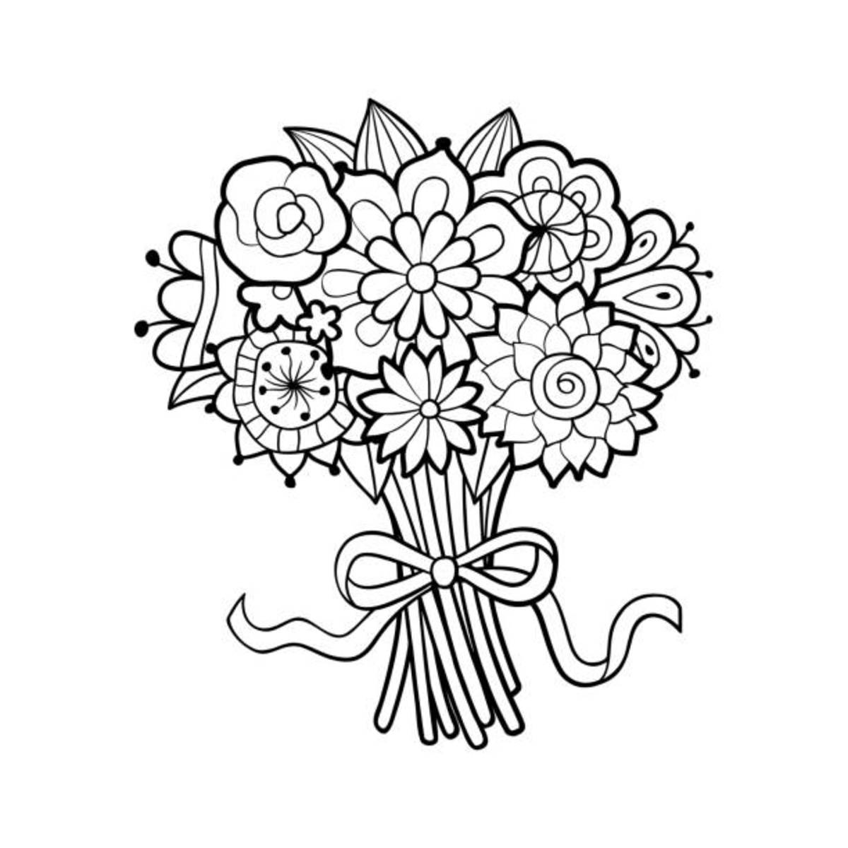 25 Free Printable Flower Coloring Pages Parade Bilarasa