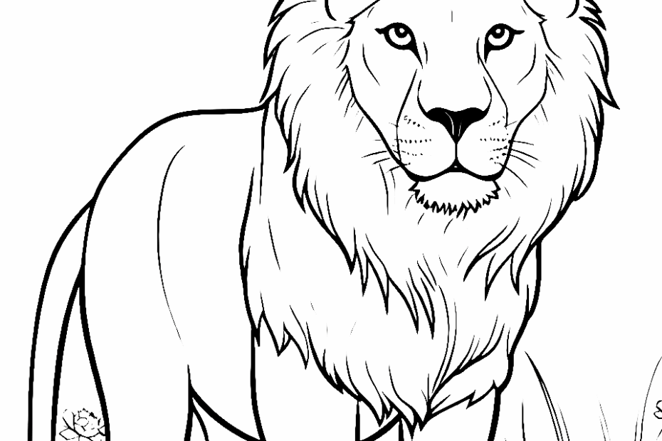 25 Lion Coloring Pages Free Printable Sheets Lion Coloring Pages