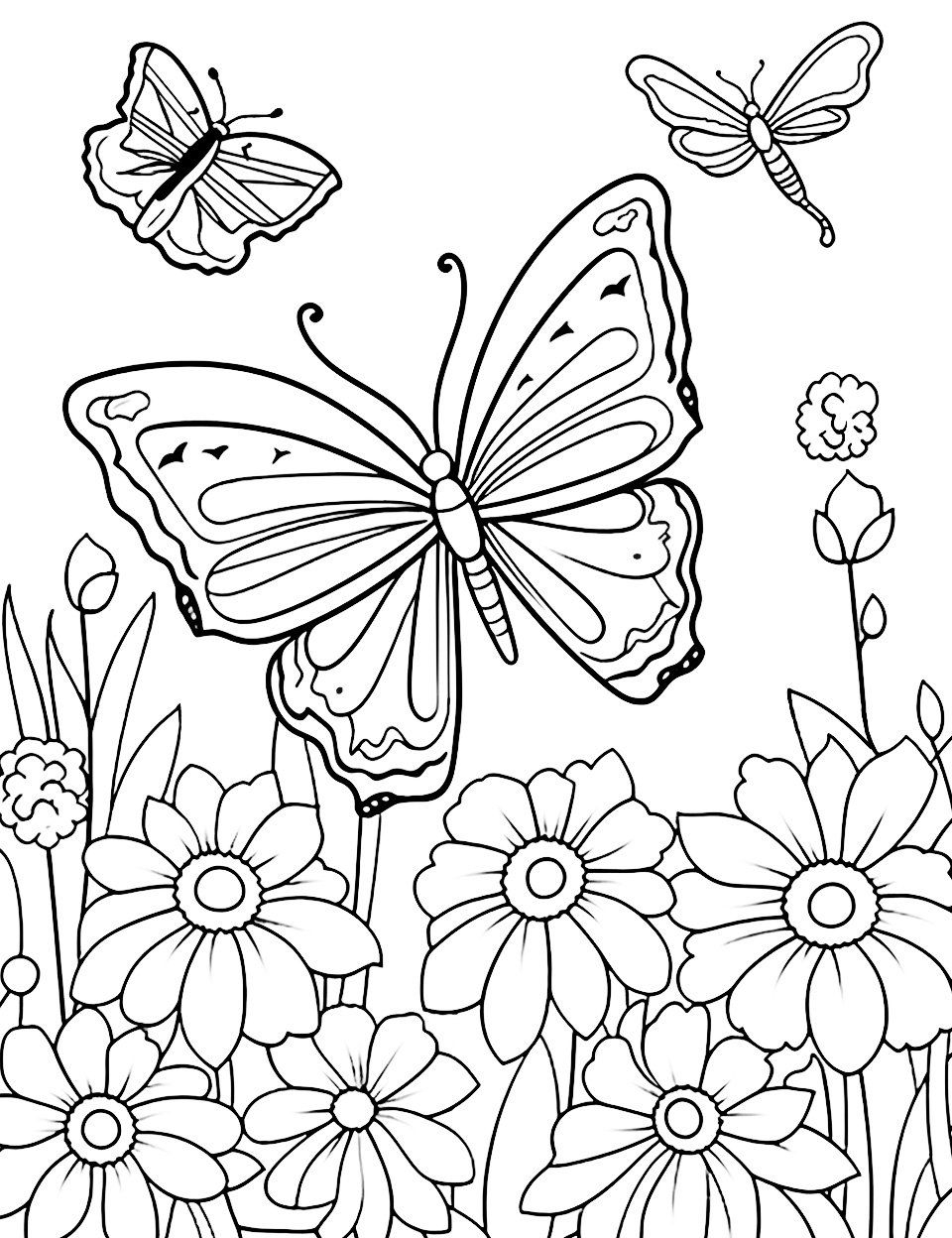 50 Butterfly Coloring Pages 2024 Free Printable Sheets Artofit