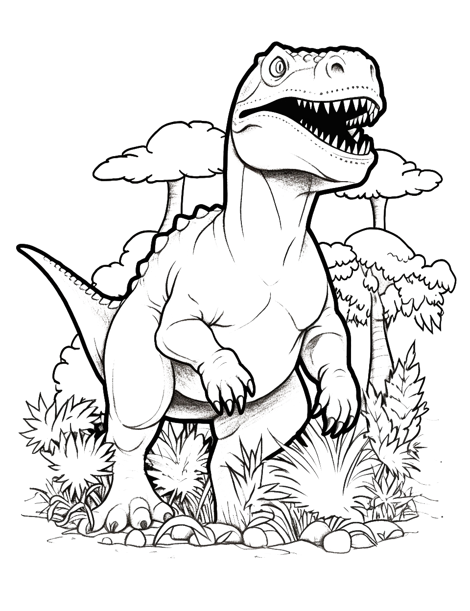 50 Dinosaur Coloring Pages Free Printable Sheets Dinosaur Coloring 