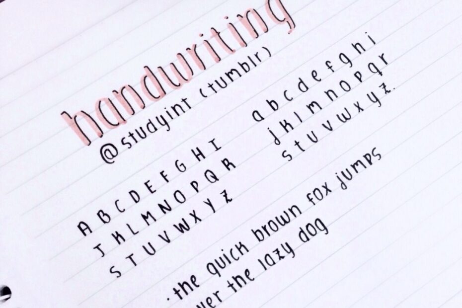 Aesthetic Printable Neat Handwriting Practice Sheets Printable edu pe