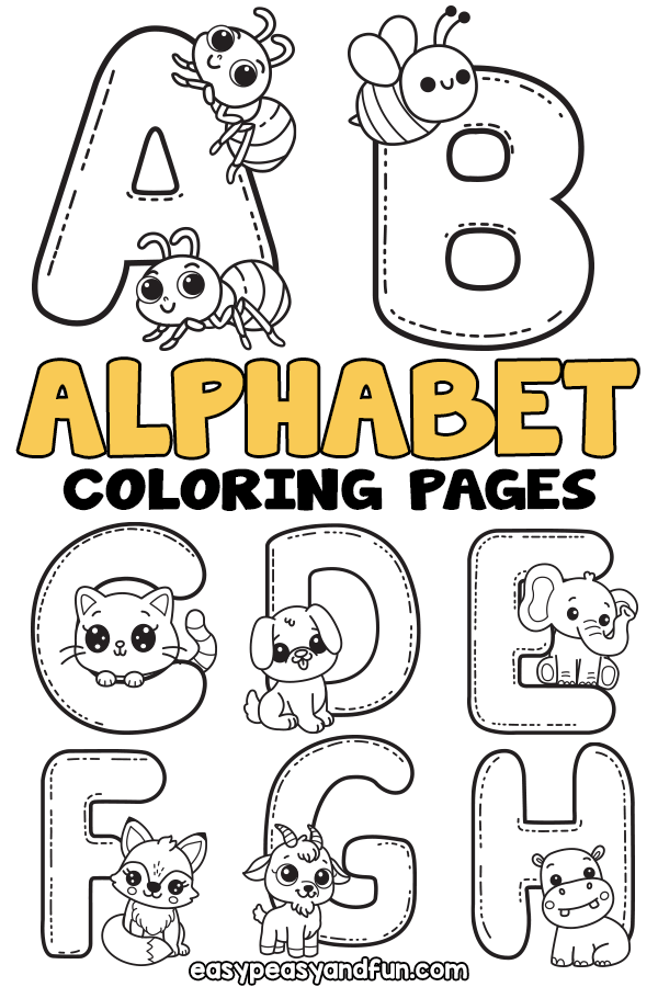 Alphabet Coloring Sheets Free Printable Pdf Free Coloring Sheet 