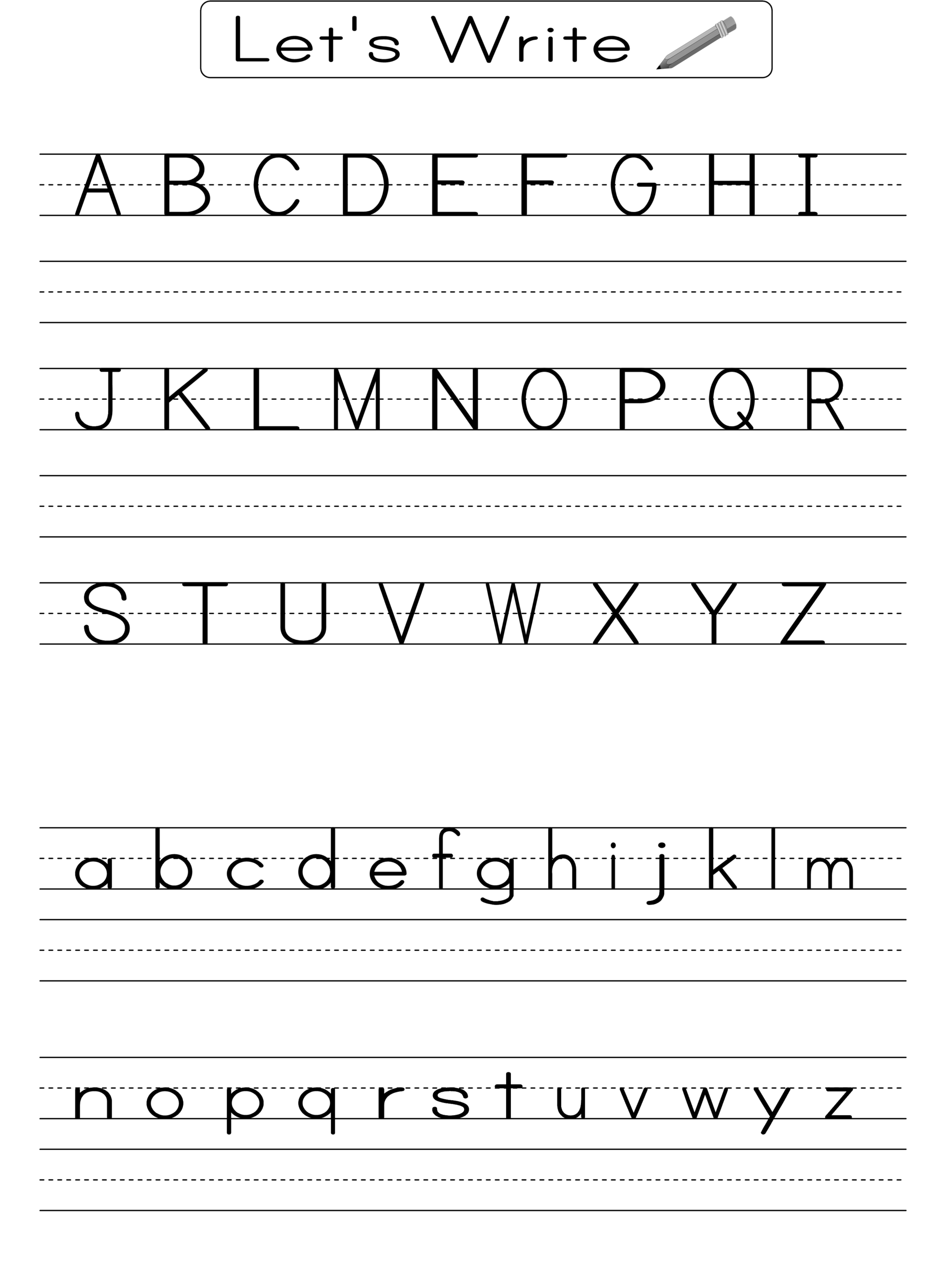Alphabet Printable Sheets Calendar Hexagon