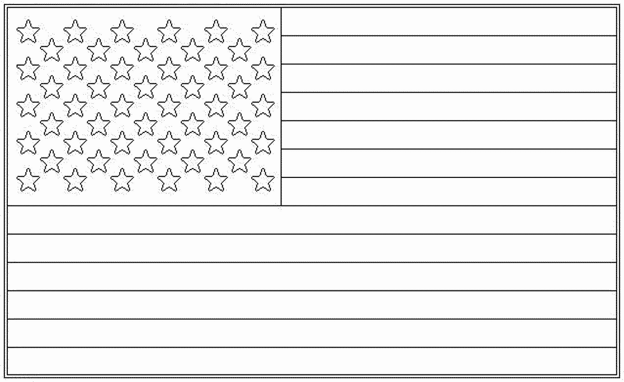 American Flag Coloring Sheet Printable