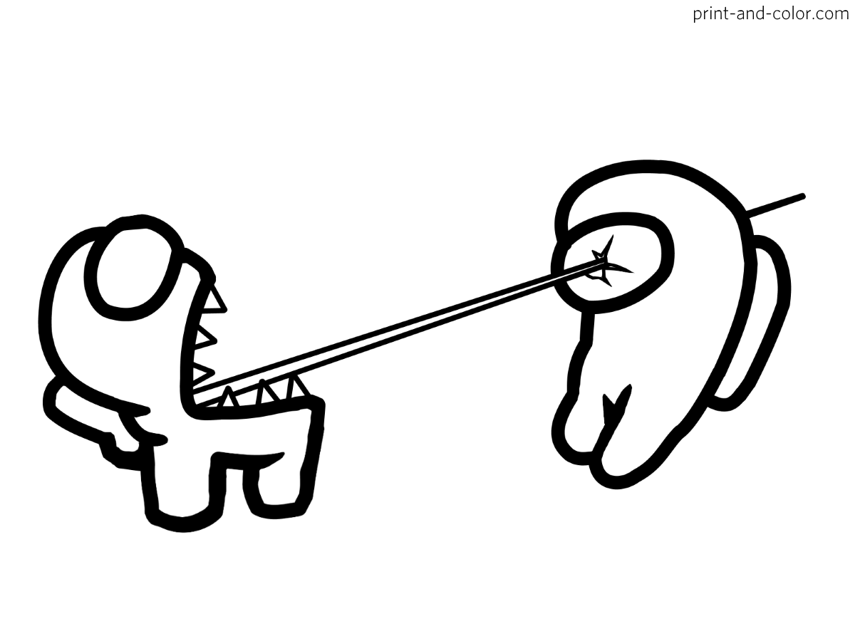 Among Us Coloring Pages Print And Color