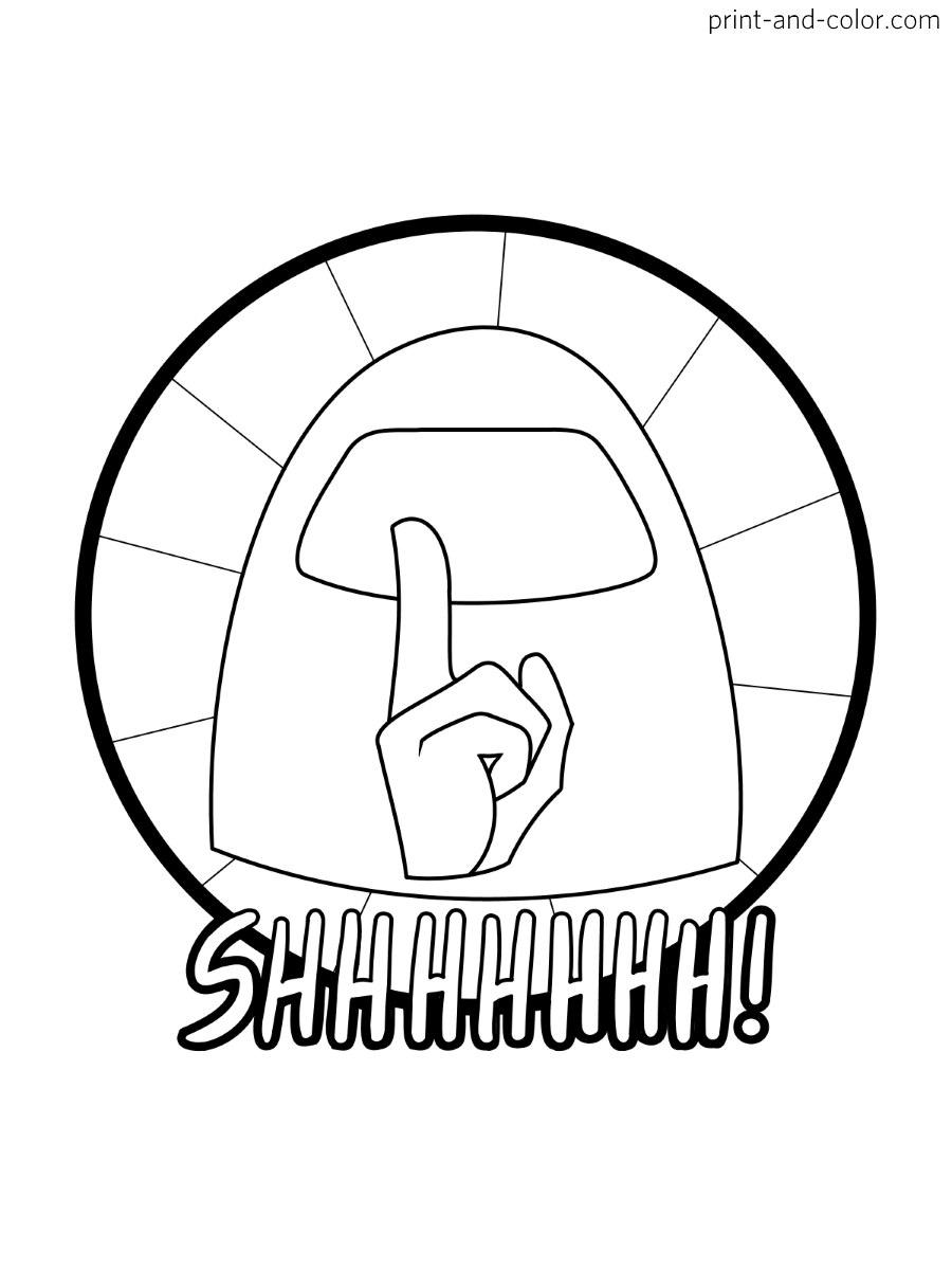 Among Us Coloring Pages Print And Color