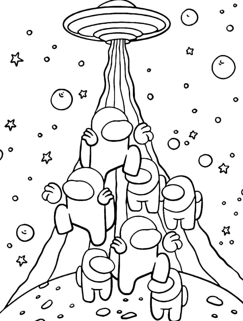 Among Us Map Coloring Pages Coloring Pages Among Us Map Coloring Pages Coloring Pages
