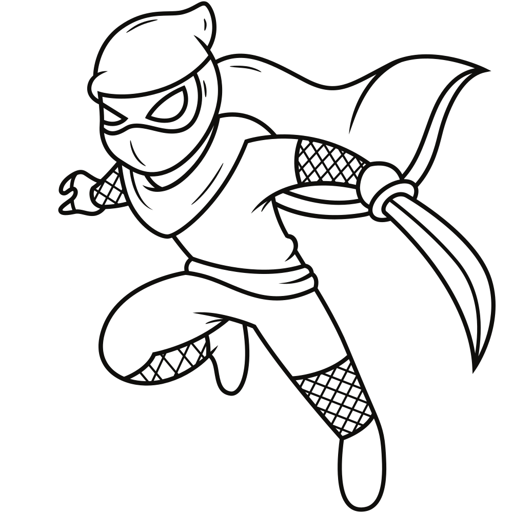 Anime Ninja Coloring Sheets Coloring Pages