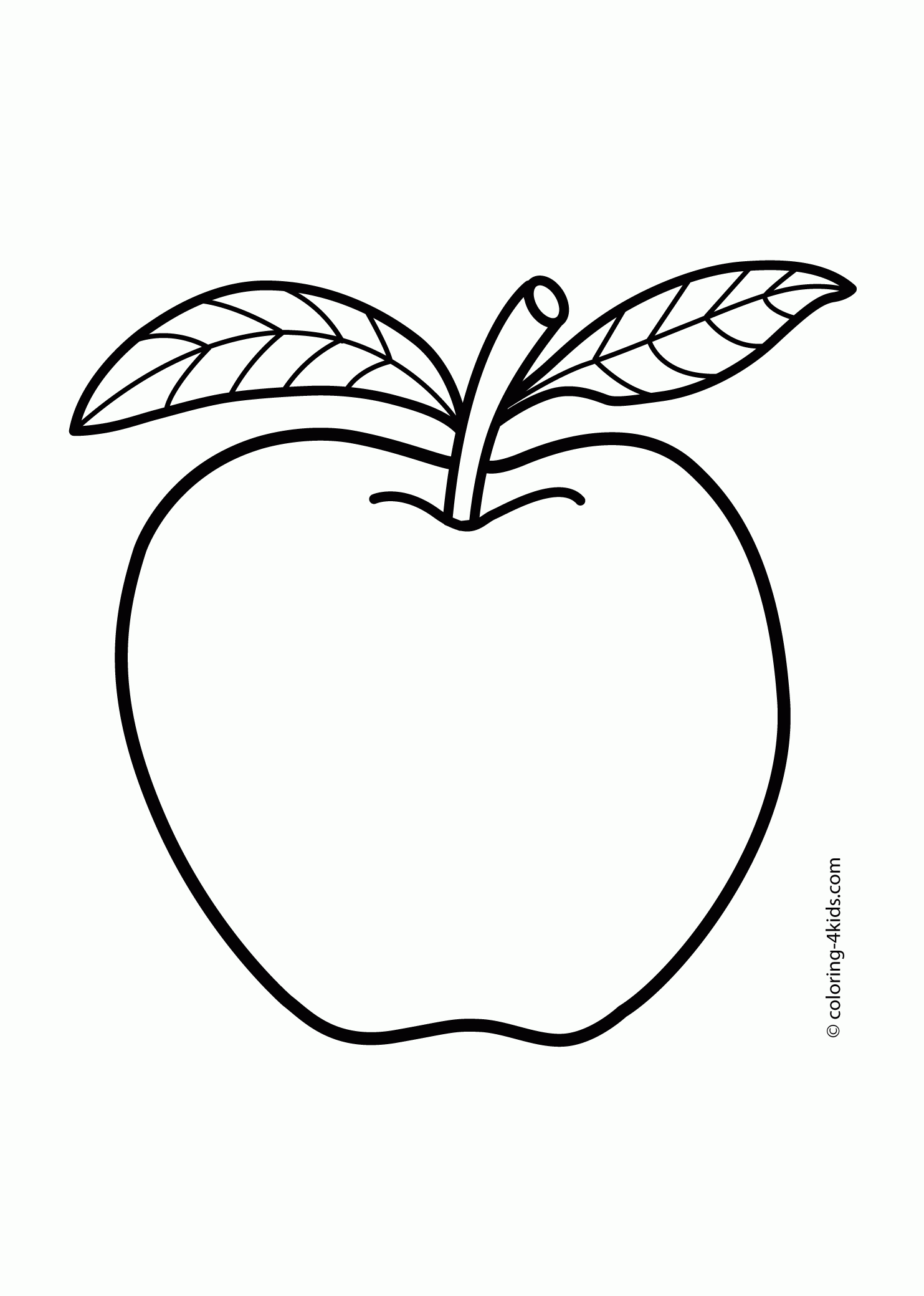 Apple Coloring Sheet Printable Printable Sight Words List