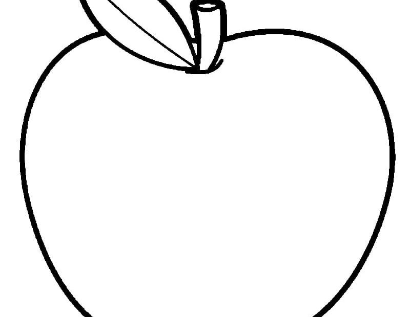 Apple Fruit Printable Coloring Page Download Print Or Color Online