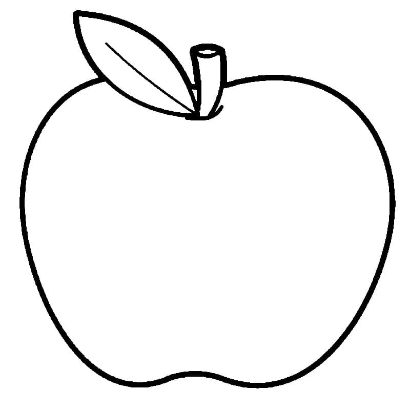 Apple Fruit Printable Coloring Page Download Print Or Color Online 
