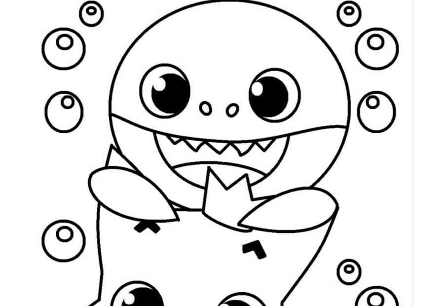 Baby Shark Coloring Pages