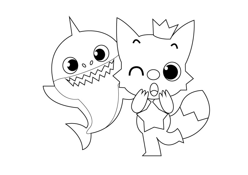 Baby Shark Coloring Pages Printable Coloring Pages FREE