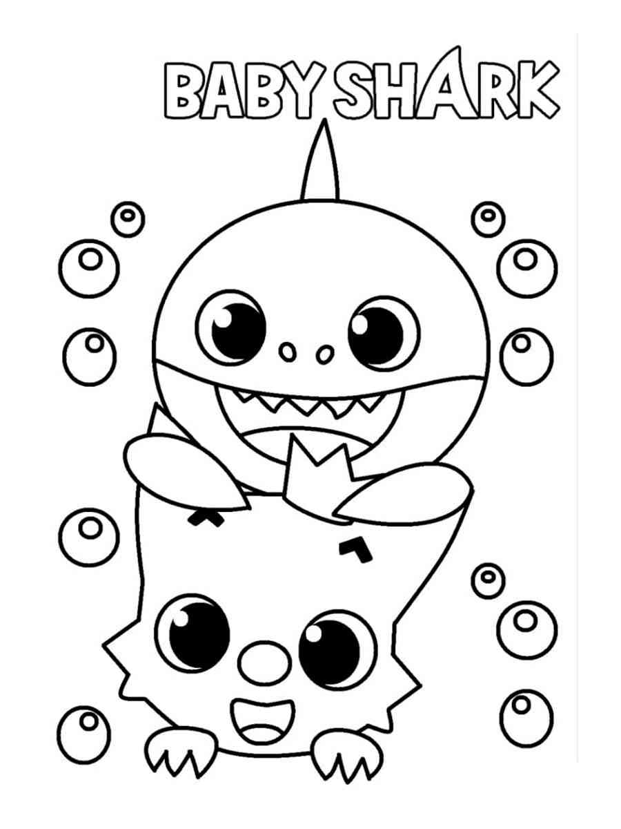 Baby Shark Coloring Pages