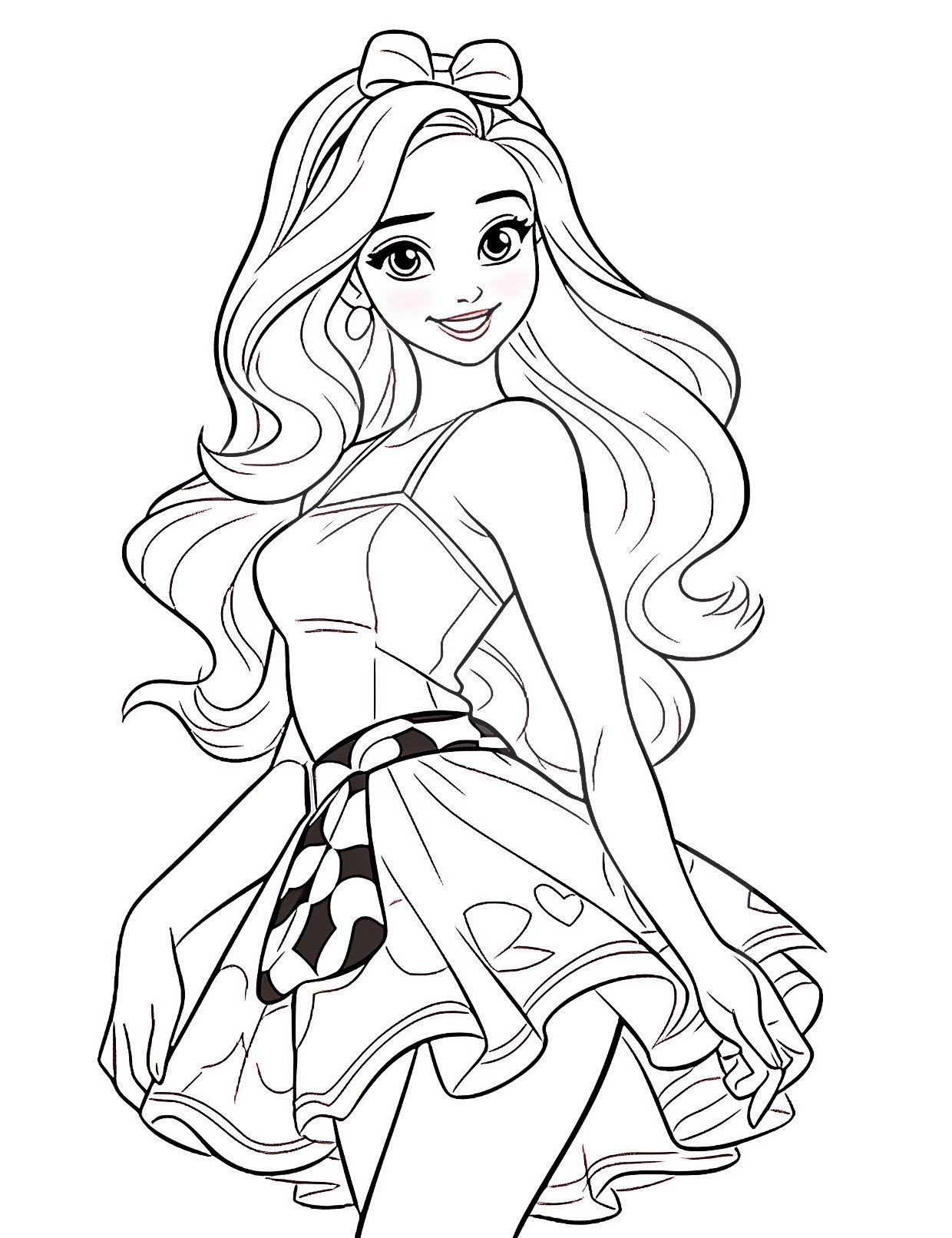 Barbie Coloring Book 47 Barbie Coloring Pages For Kids And Adults Free 