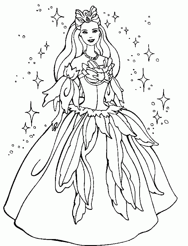 Barbie Doll Coloring Pages Coloring Home