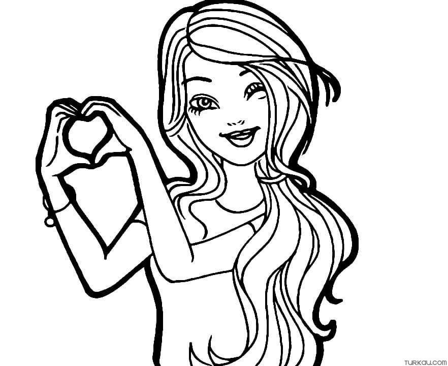 Barbie Doll Pictures For Coloring Infoupdate