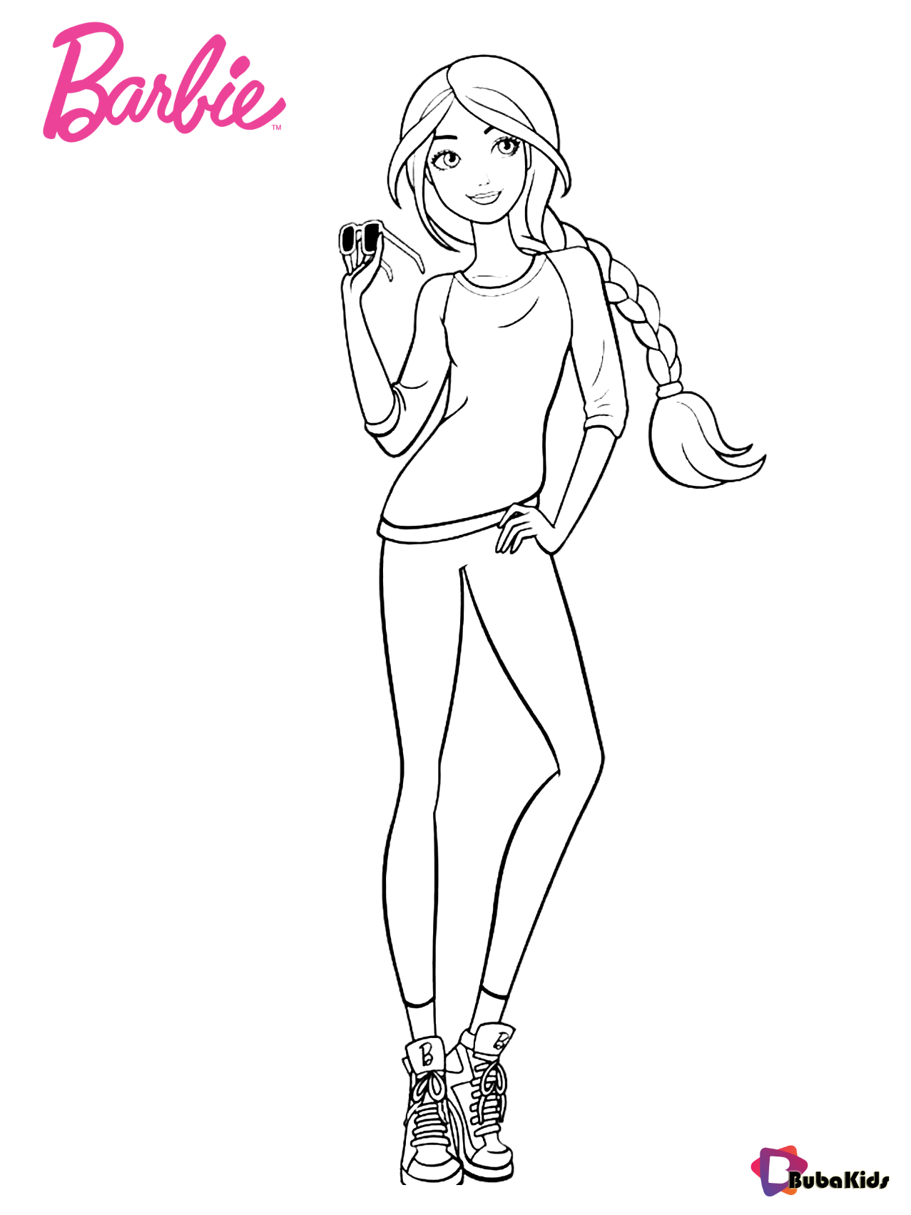 Barbie Printable Coloring Sheets