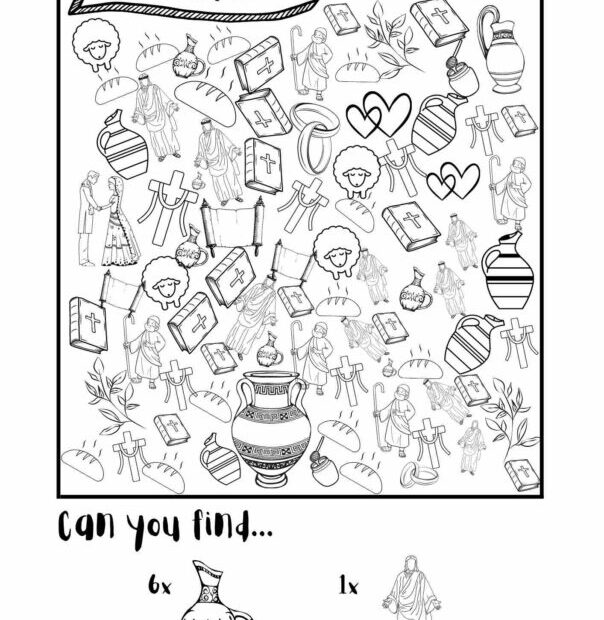 Bible Themed I SPY Printable Activity Sheets PDF Download Free