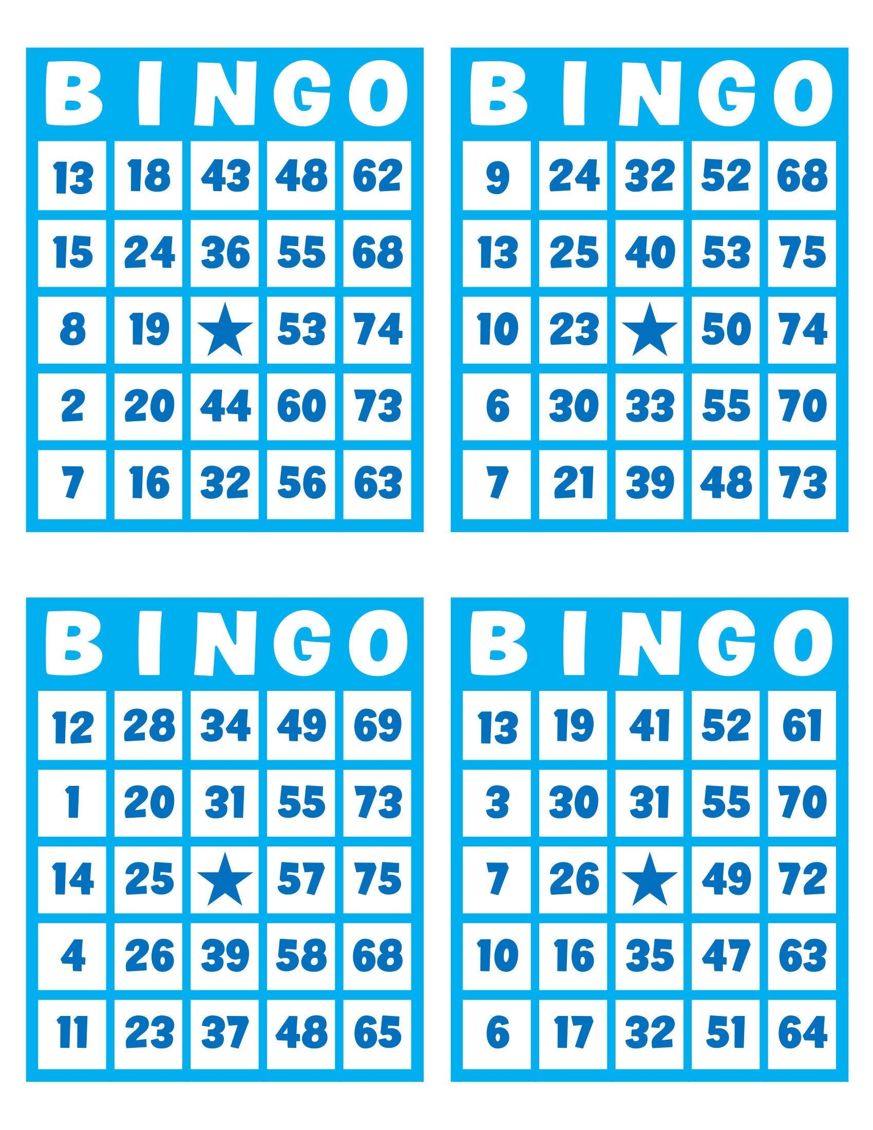 Bingo Printable Sheets