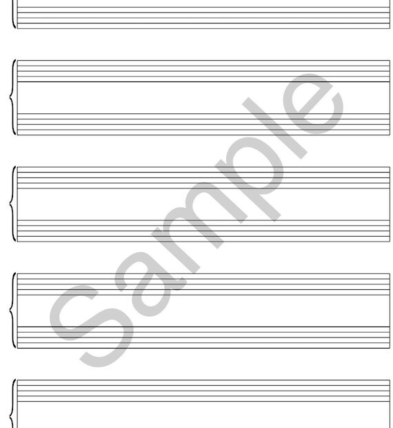 Blank Music Sheet Template Worksheets Library