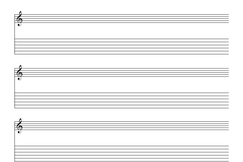 Blank Music Sheets Printable Free Printable Online