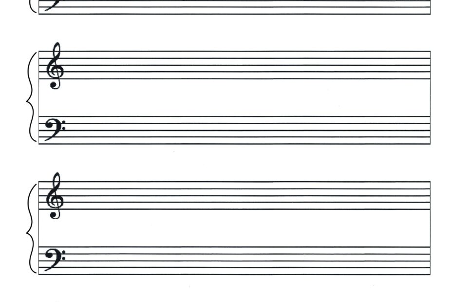 Blank Printable Music Sheets Free Printable Music Sheet Paper