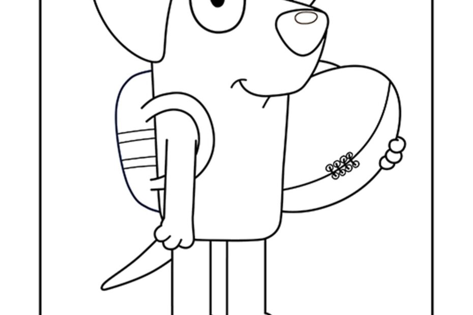 Bluey Coloring Pages For Kids