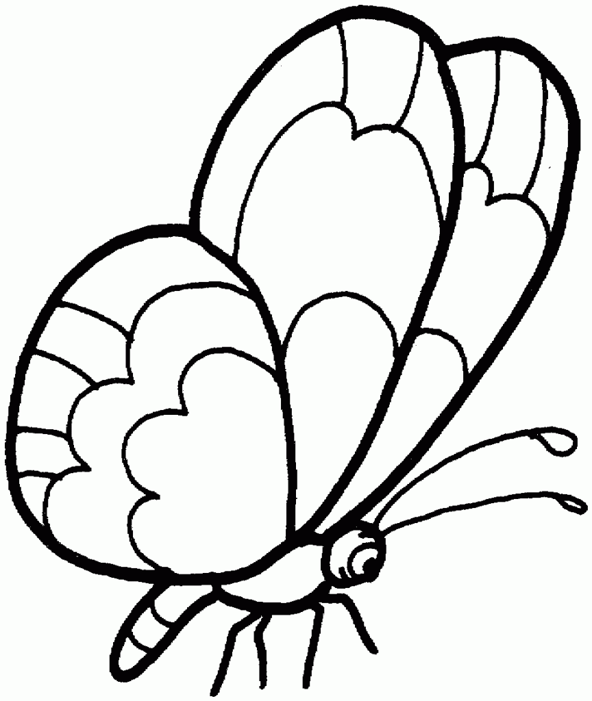 Butterfly Coloring Sheet Free Printable Prntbl 