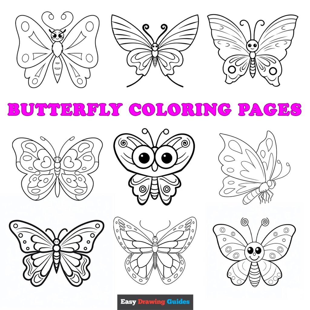 Butterfly Coloring Sheets Free Printables Printable Free Templates