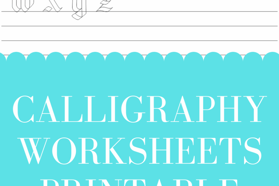 Calligraphy Practice Sheets Free Printable Bilarasa