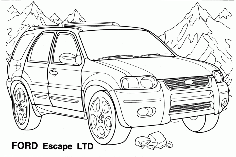 Car Coloring Pages 4 Coloring Kids