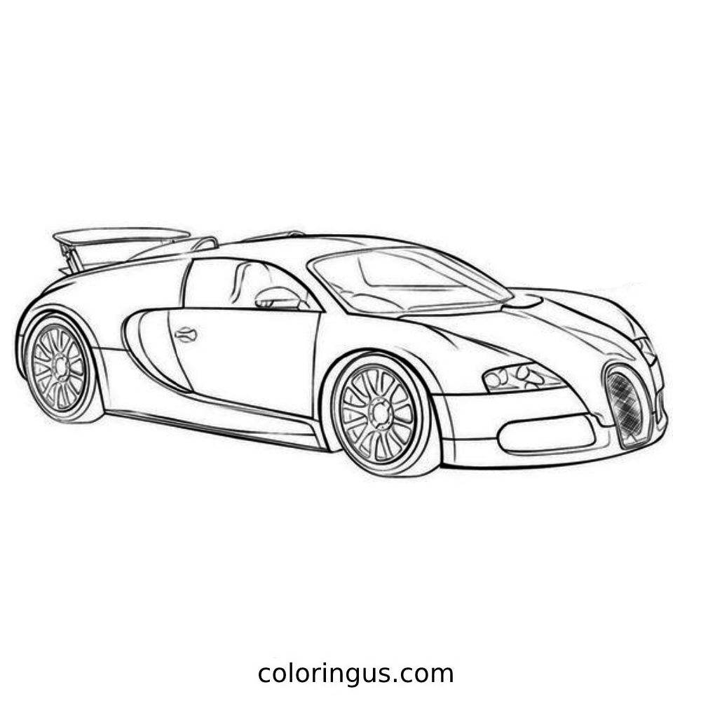 Car Coloring Pages Free Printable PDF Sheets 