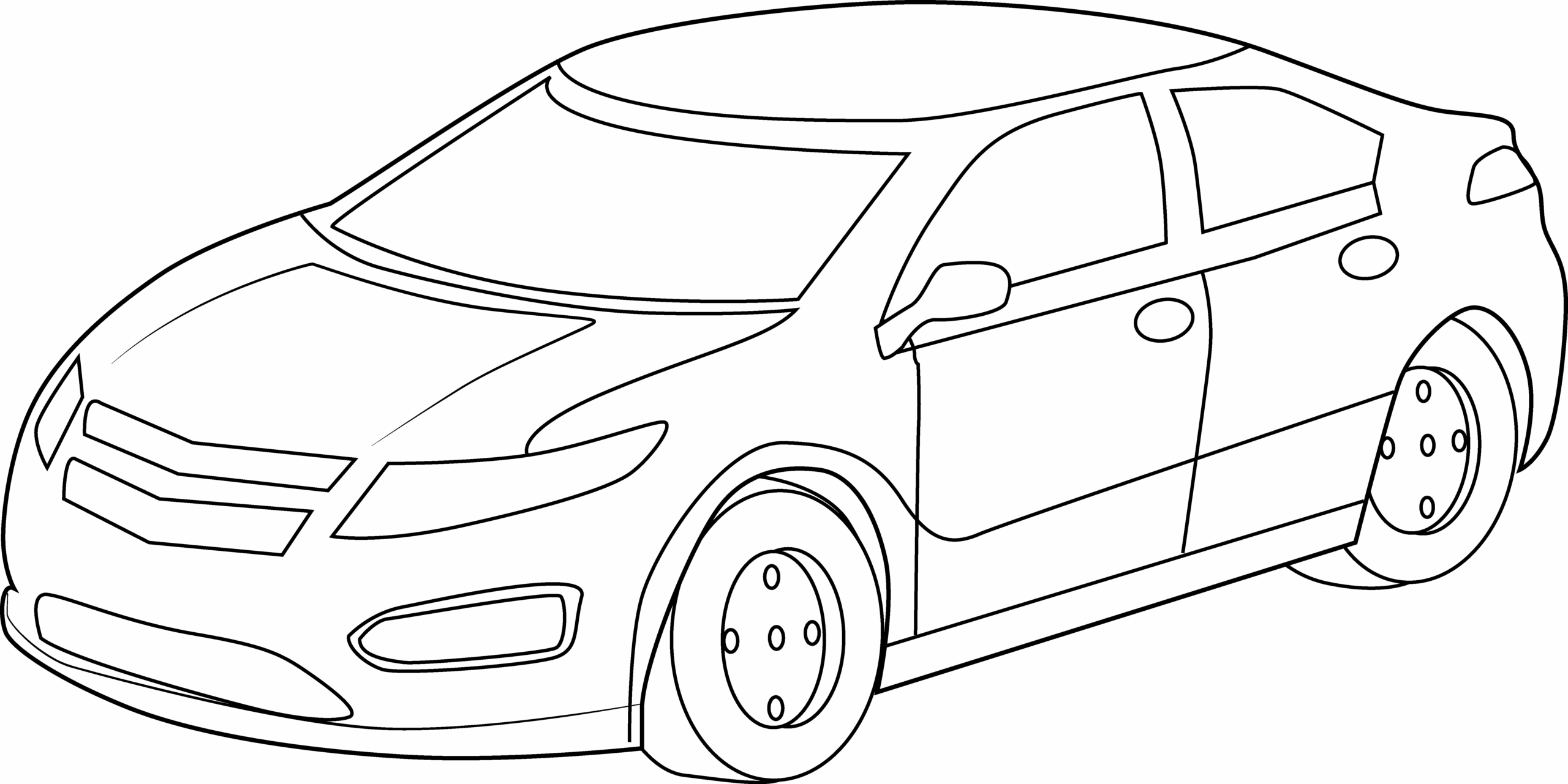 Car Coloring Printable
