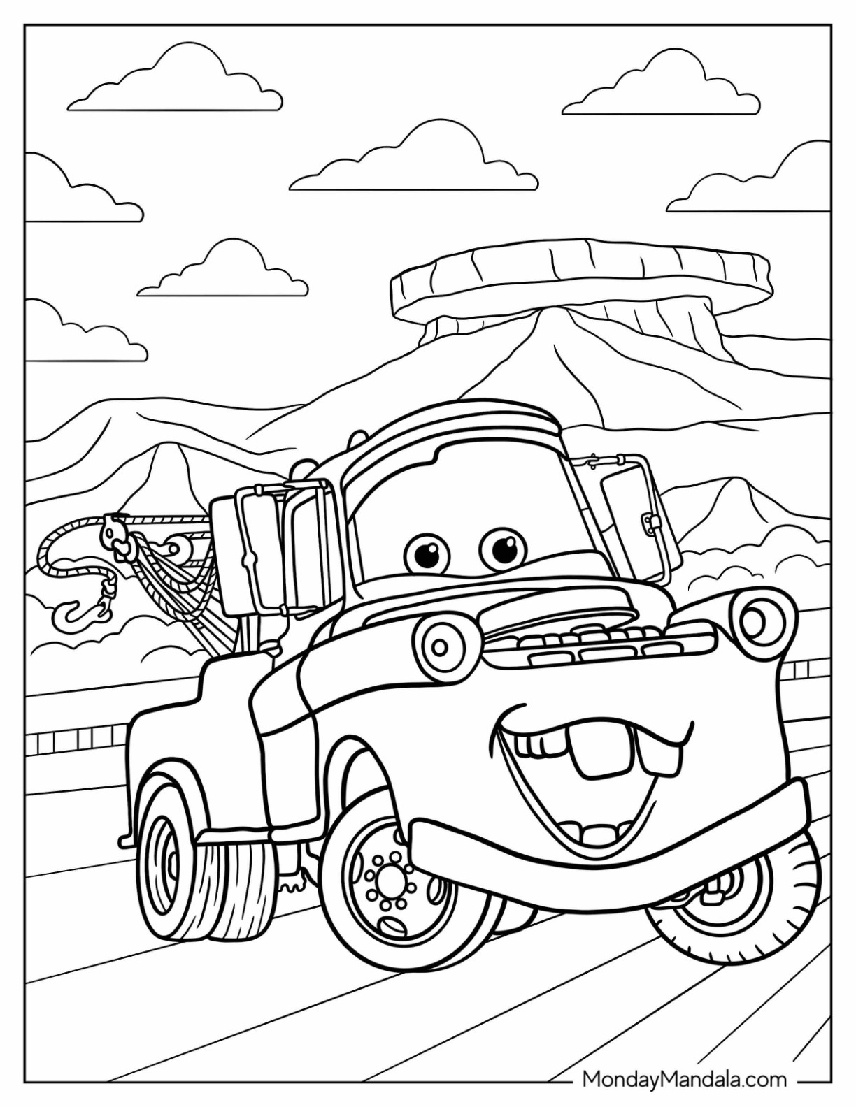 Car Printable Coloring Sheets FREE Printables