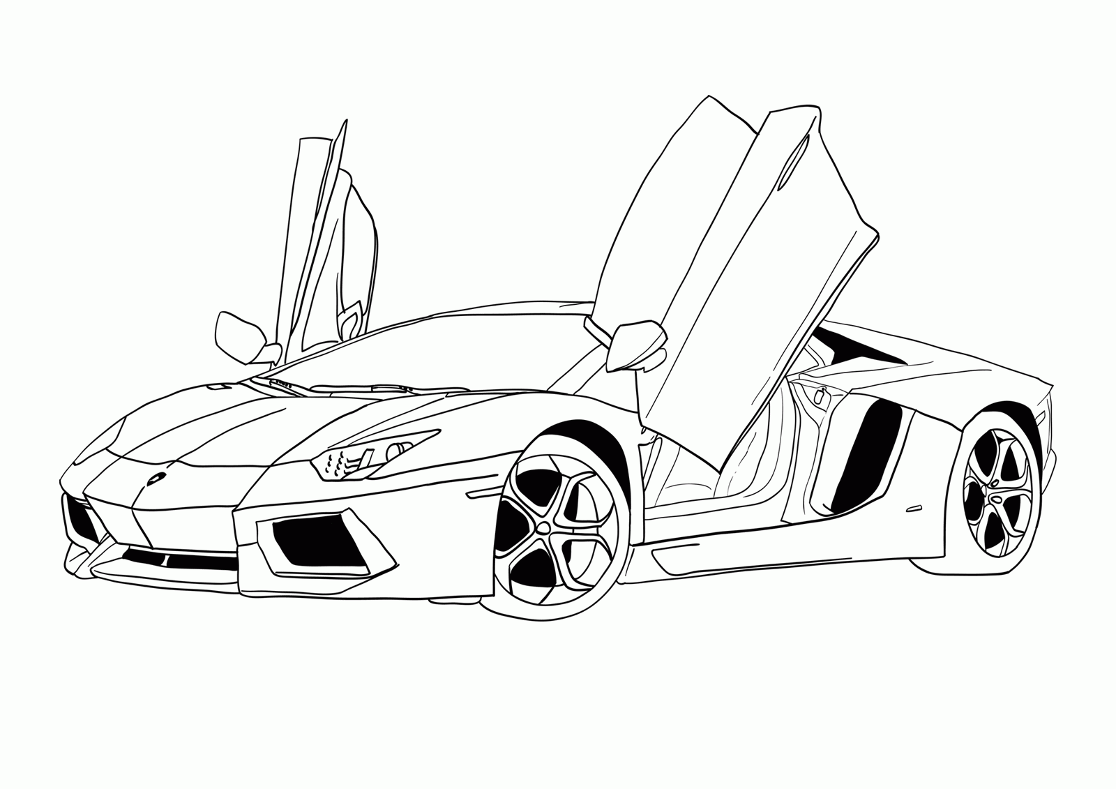 Car Printable Coloring Sheets Printable World Holiday