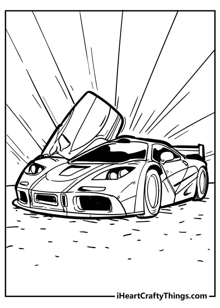 Cars Coloring Pages Ideas In Cars Coloring Pages Coloring The Best 