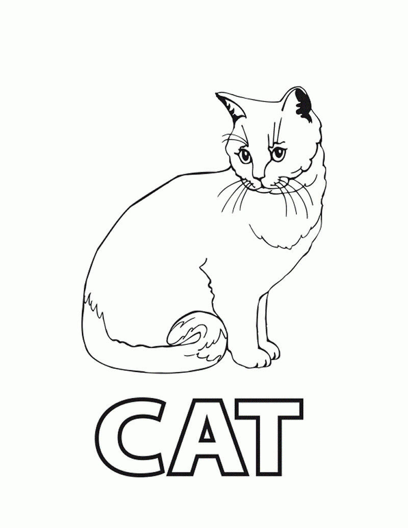 Cat Coloring Pages Printable Coloring Pages FREE
