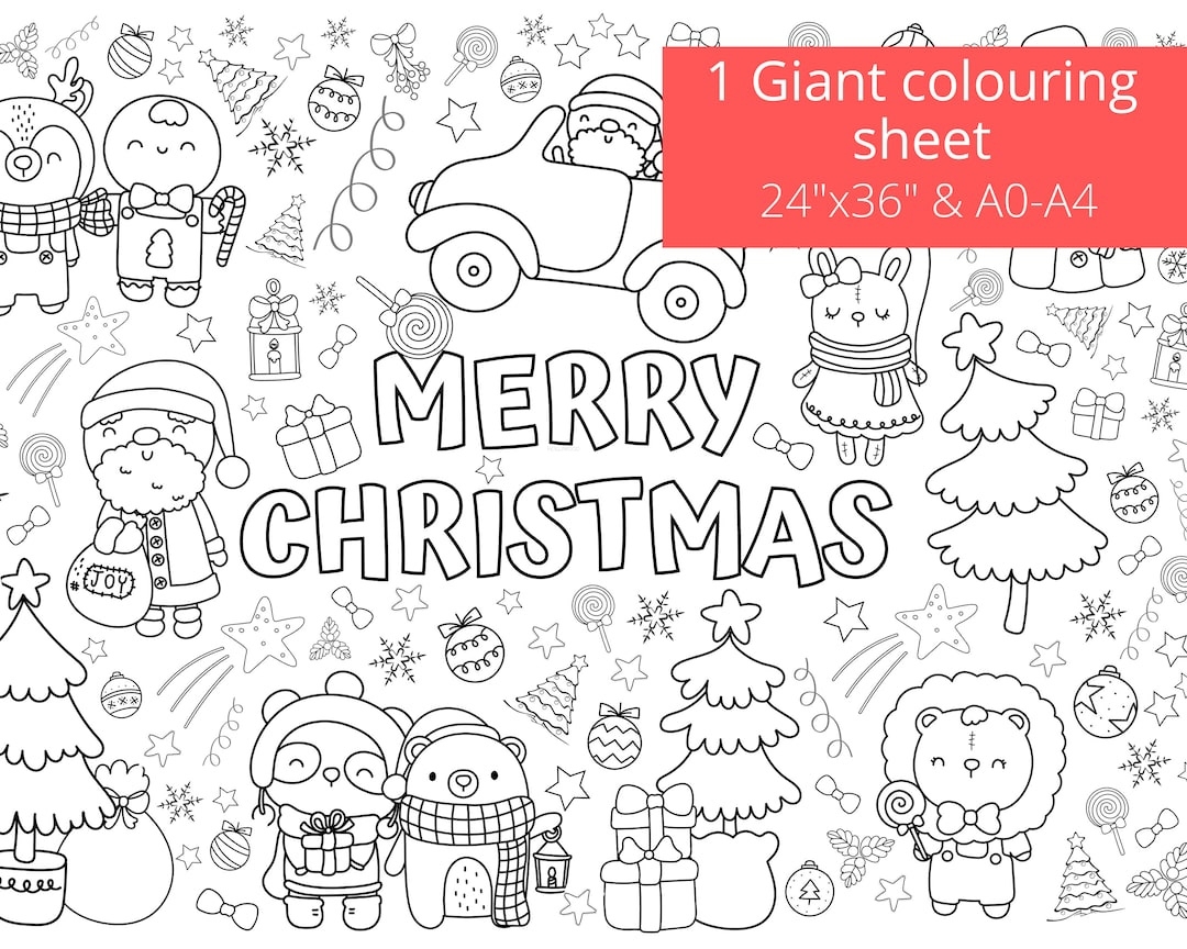 Christmas Color Sheets Printables FREE Printables