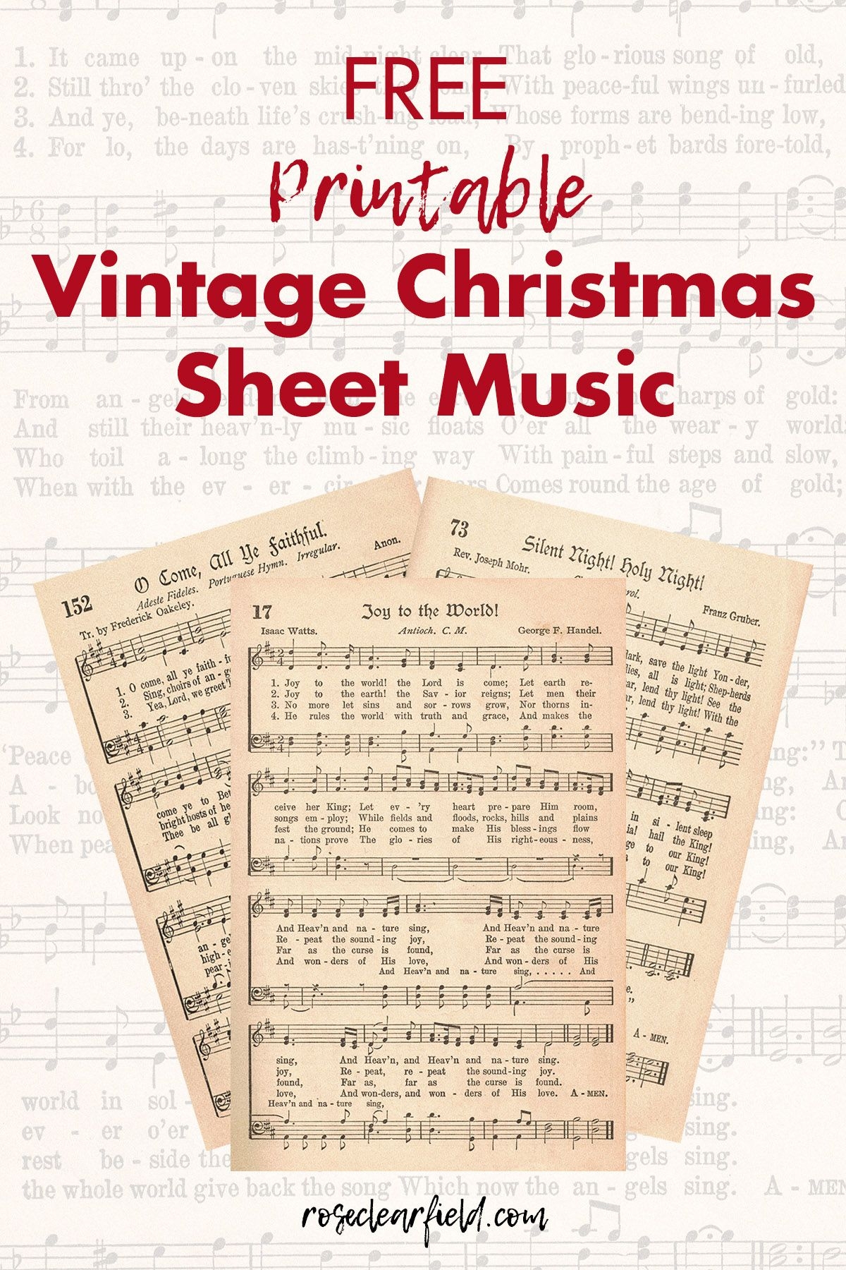 Christmas Music Sheets Printable Printable Word Searches