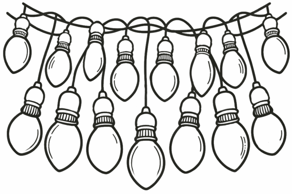 Christmas Present Coloring Page