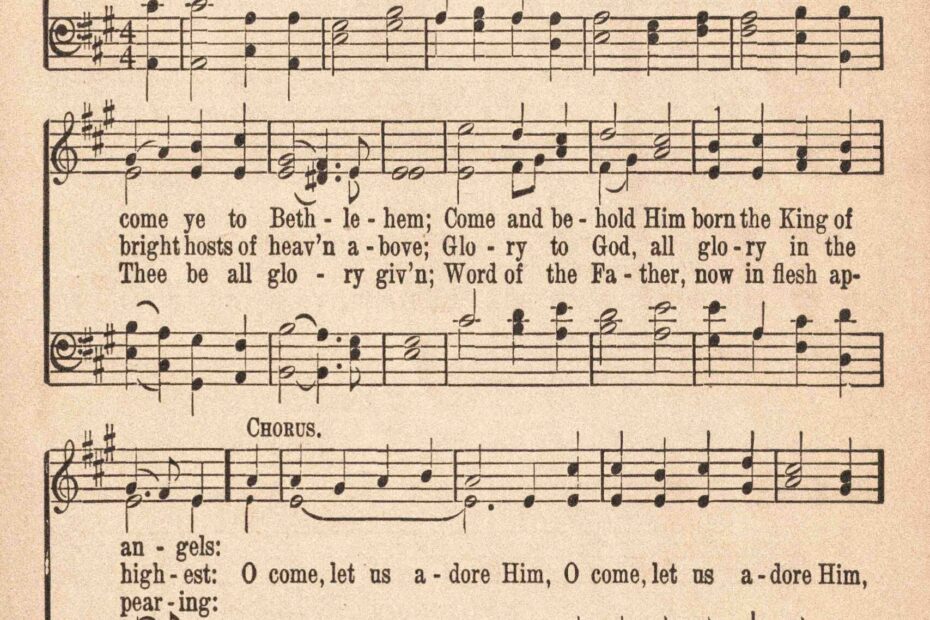 Christmas Sheet Music Free Printable FREE Printable A Z