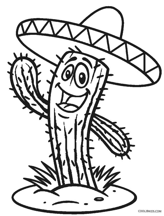 Cinco De Mayo Coloring Sheets Printable Free