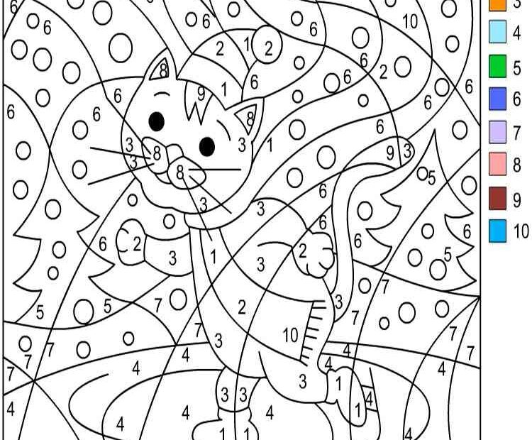 Color By Numbers Coloring Pages