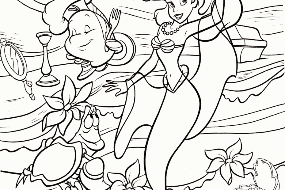 Coloring Pages For Ariel Coloring Home